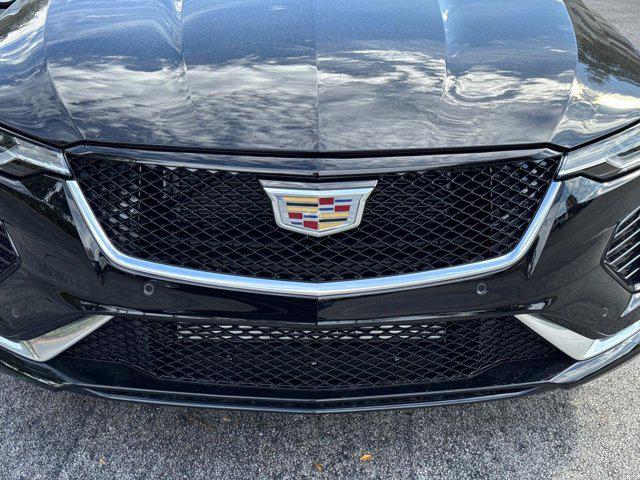 new 2025 Cadillac CT4 car, priced at $50,535