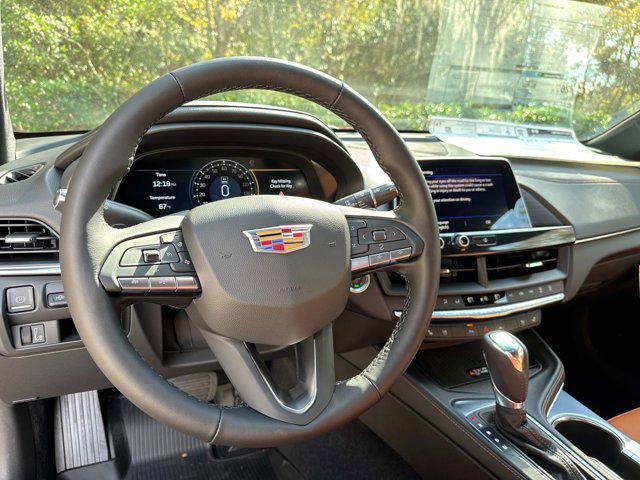 new 2025 Cadillac CT4 car, priced at $47,085