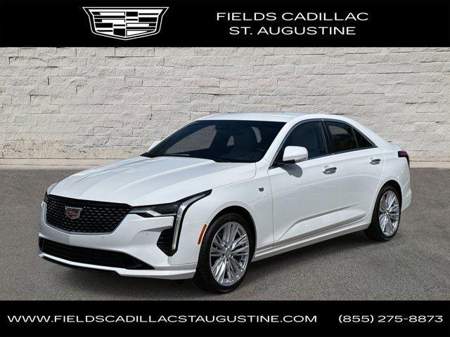 new 2025 Cadillac CT4 car, priced at $42,885