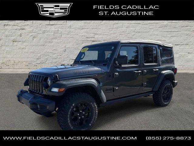 used 2021 Jeep Wrangler car, priced at $30,490