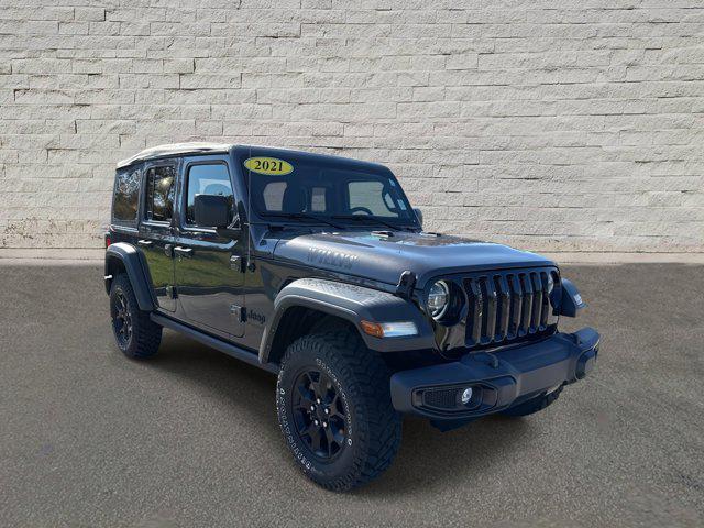 used 2021 Jeep Wrangler car, priced at $30,490