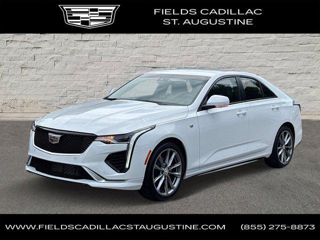 new 2025 Cadillac CT4 car, priced at $45,400