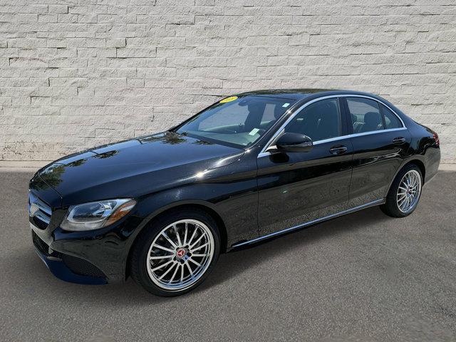 used 2018 Mercedes-Benz C-Class car, priced at $18,500