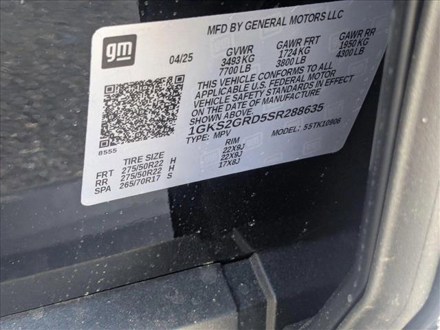 new 2025 GMC Yukon XL car, priced at $83,699