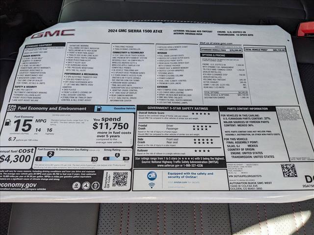 new 2024 GMC Sierra 1500 car, priced at $80,849