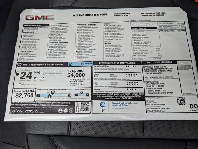 new 2024 GMC Sierra 1500 car, priced at $70,849