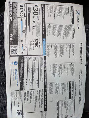 new 2025 Buick Envista car, priced at $26,049