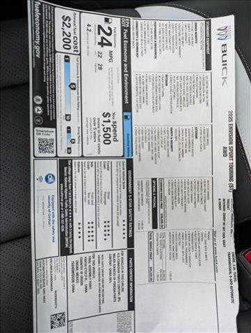 new 2025 Buick Envision car, priced at $40,798