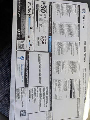 new 2025 Buick Envista car, priced at $23,999