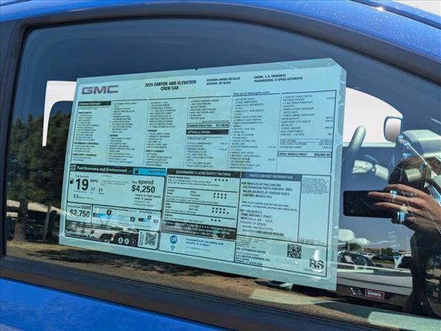 new 2025 GMC Canyon car, priced at $49,999