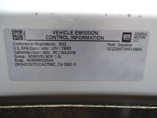 used 2022 Chevrolet Malibu car, priced at $16,588