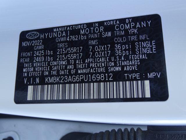 used 2023 Hyundai Kona EV car, priced at $19,447