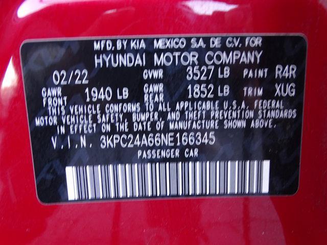 new 2022 Hyundai Accent car