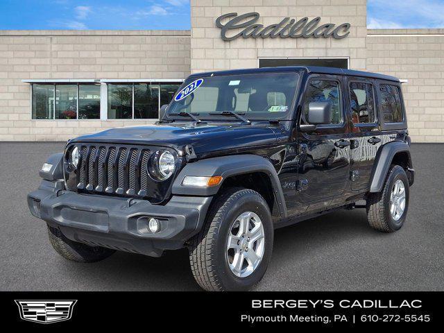 used 2021 Jeep Wrangler Unlimited car, priced at $30,595