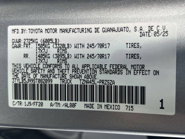 new 2025 Toyota Tacoma car, priced at $50,457