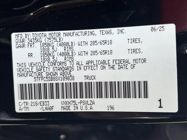 new 2025 Toyota Tundra Hybrid car