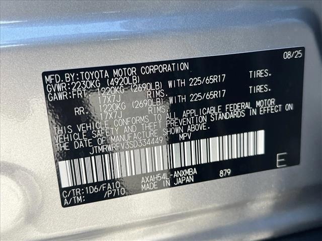 new 2025 Toyota RAV4 Hybrid car, priced at $40,506
