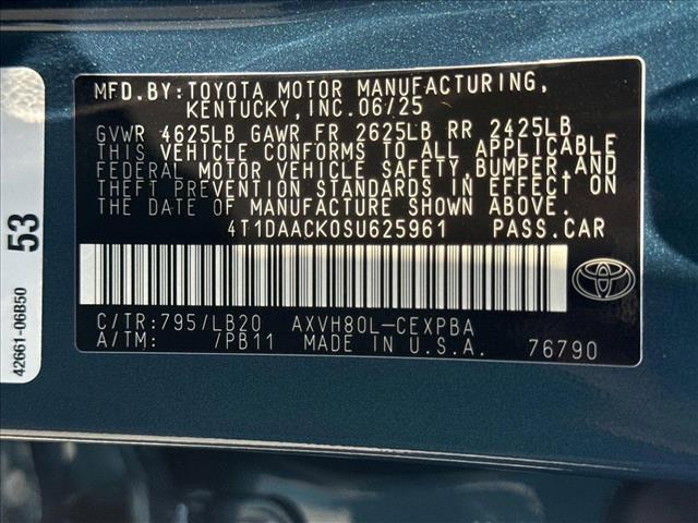 new 2025 Toyota Camry car, priced at $39,102