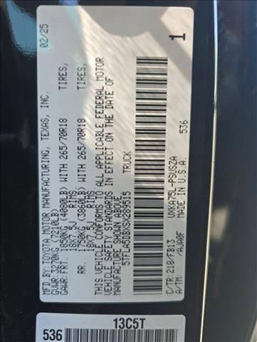 new 2025 Toyota Tundra car, priced at $59,969