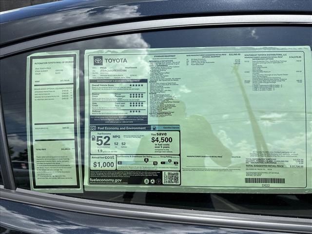 new 2025 Toyota Prius car, priced at $37,730