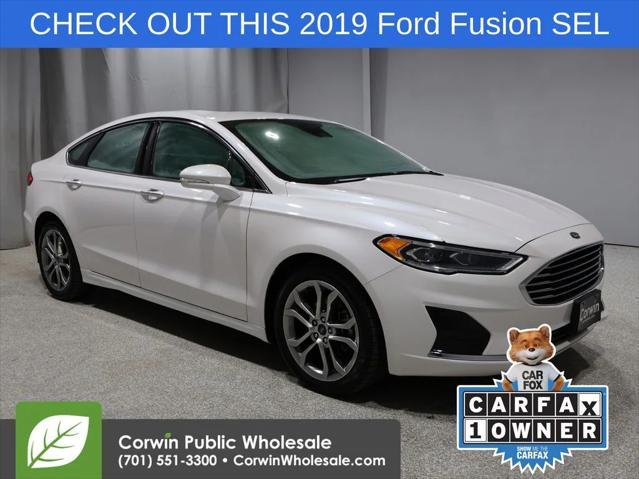 used 2019 Ford Fusion car, priced at $15,733