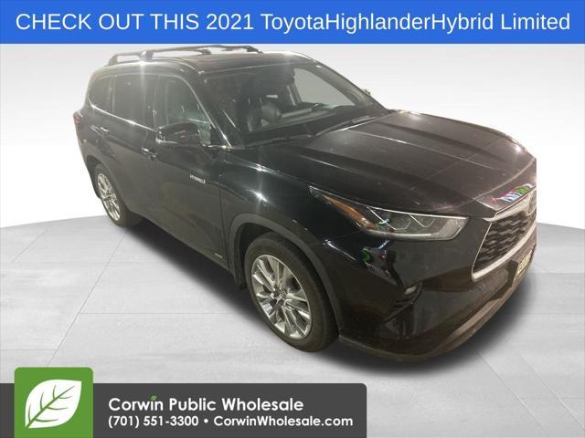 used 2021 Toyota Highlander Hybrid car, priced at $39,998