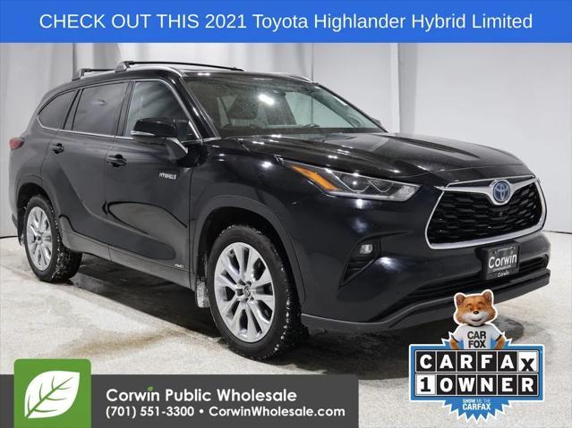 used 2021 Toyota Highlander Hybrid car, priced at $38,458