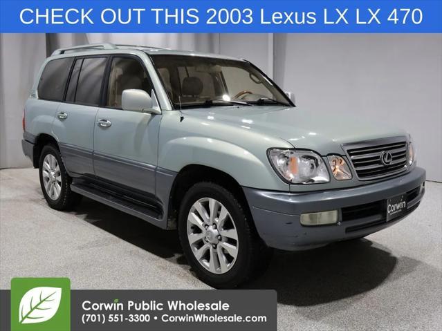 used 2003 Lexus LX 470 car, priced at $11,705