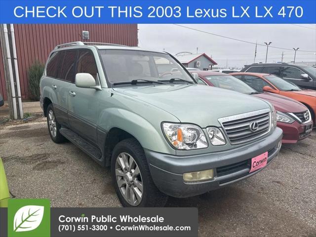 used 2003 Lexus LX 470 car, priced at $11,787