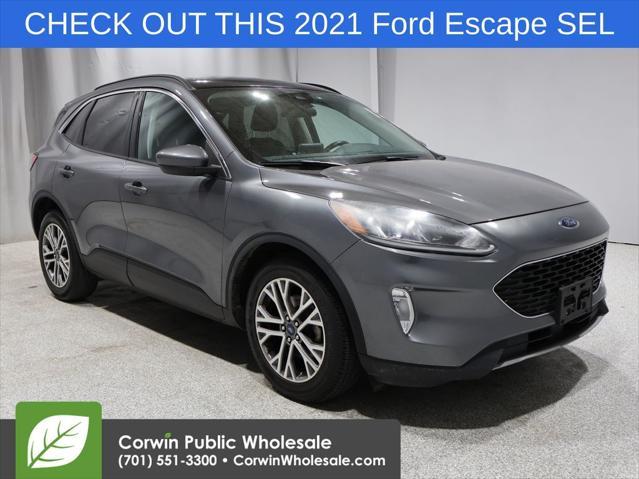 used 2021 Ford Escape car, priced at $19,201