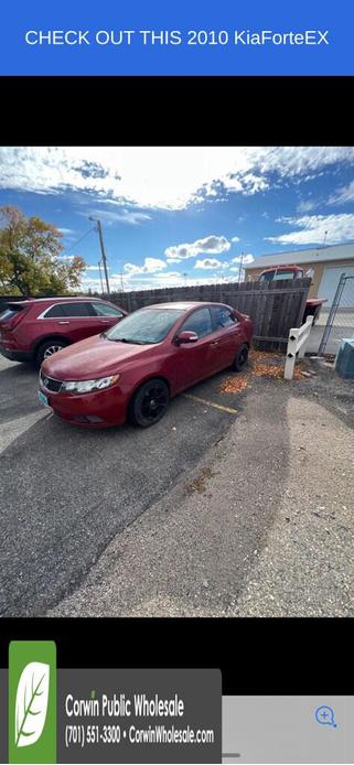 used 2010 Kia Forte car, priced at $3,377