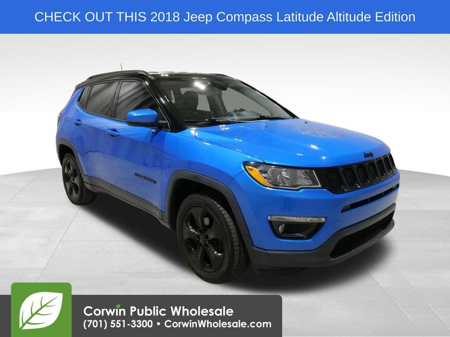 used 2018 Jeep Compass car, priced at $16,355