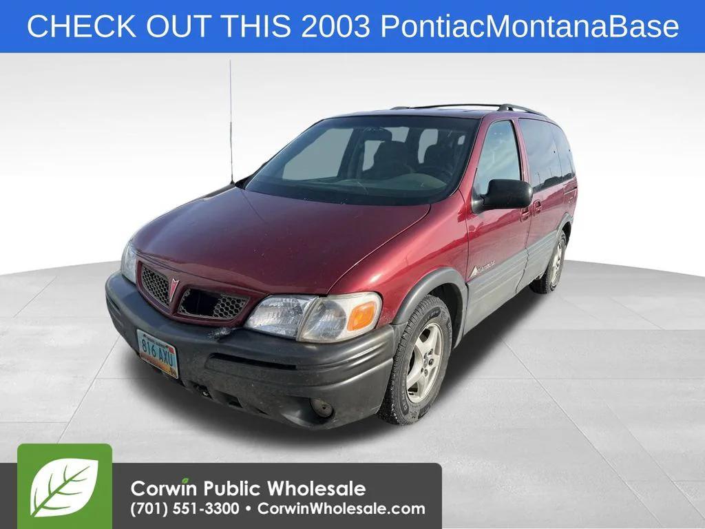 used 2003 Pontiac Montana car, priced at $1,389