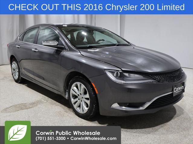 used 2016 Chrysler 200 car, priced at $11,151