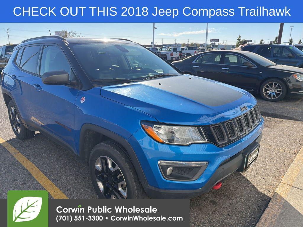 used 2018 Jeep Compass car, priced at $18,522