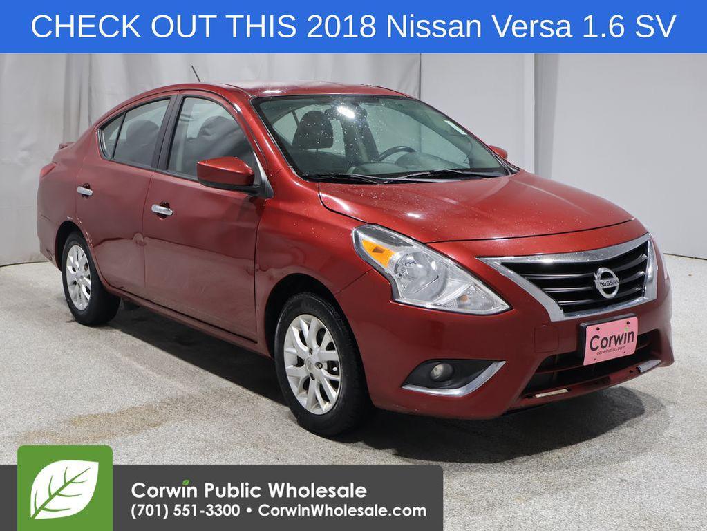 used 2018 Nissan Versa car, priced at $7,148