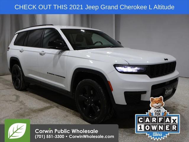 used 2021 Jeep Grand Cherokee L car, priced at $27,839