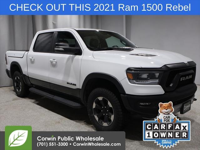 used 2021 Ram 1500 car, priced at $26,887