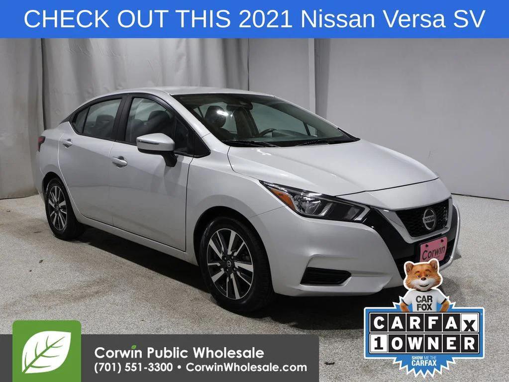 used 2021 Nissan Versa car, priced at $12,418