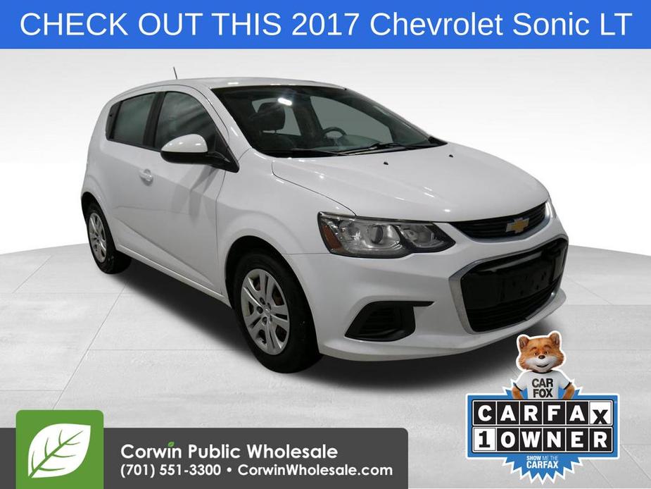 used 2017 Chevrolet Sonic car, priced at $11,878
