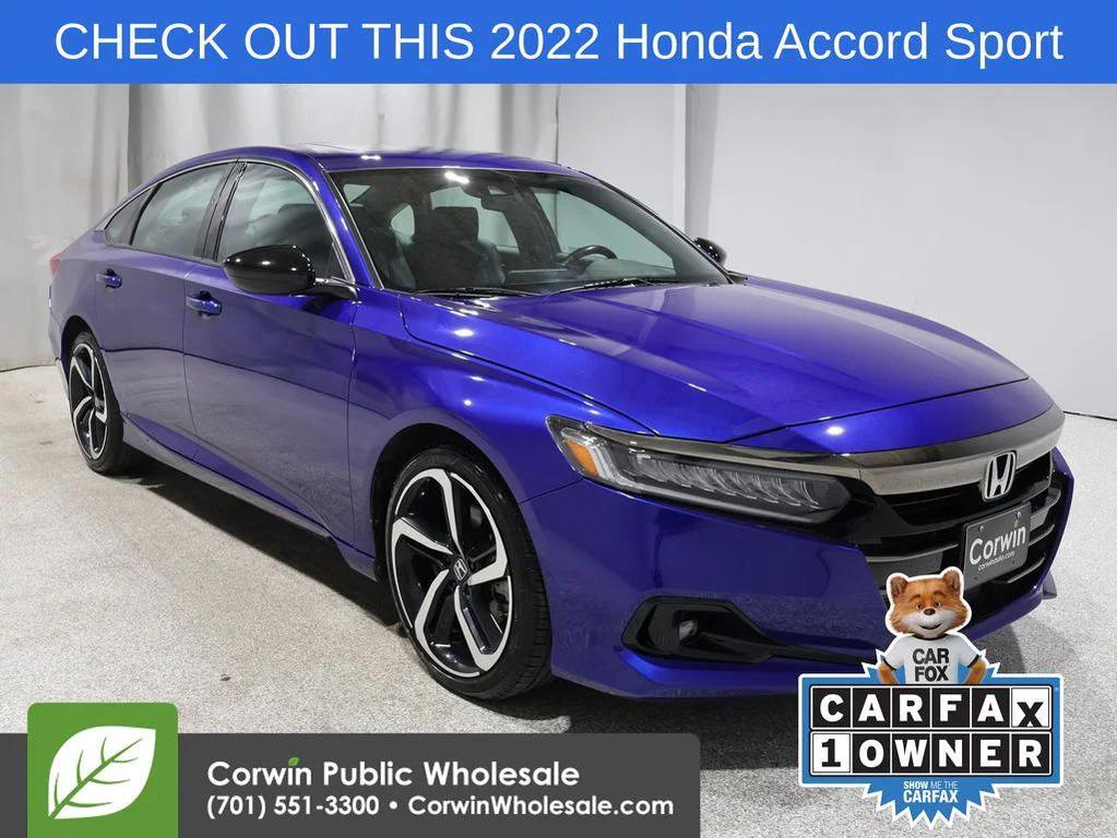 used 2022 Honda Accord car, priced at $27,985