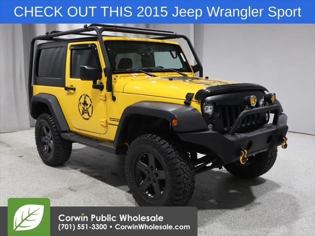 used 2015 Jeep Wrangler car, priced at $17,653