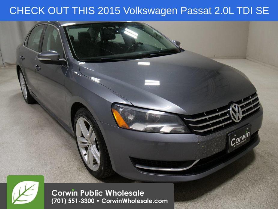 used 2015 Volkswagen Passat car, priced at $6,497