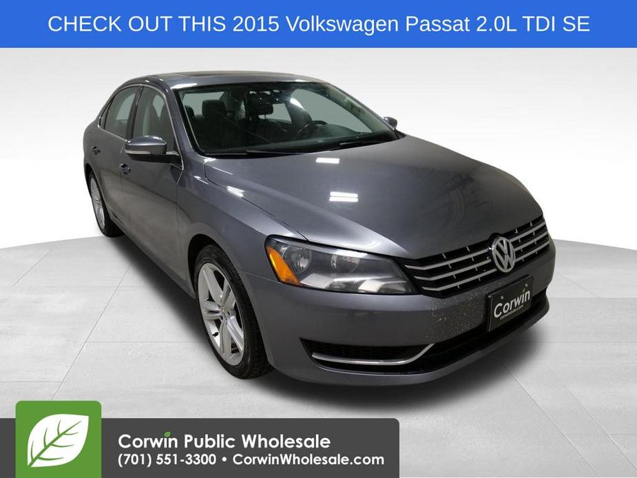 used 2015 Volkswagen Passat car, priced at $6,998