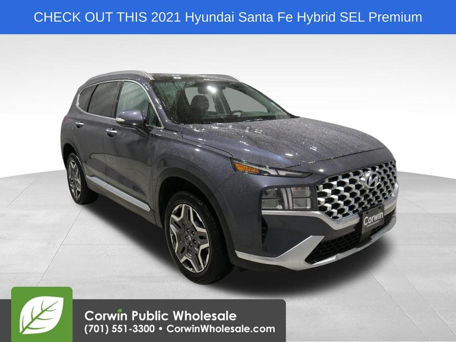 used 2021 Hyundai Santa Fe HEV car, priced at $24,498