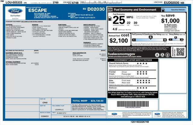 used 2014 Ford Escape car, priced at $10,995