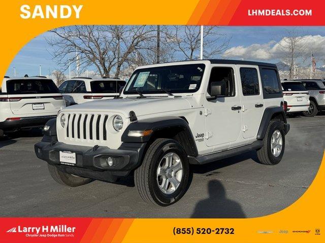 used 2020 Jeep Wrangler Unlimited car, priced at $22,954