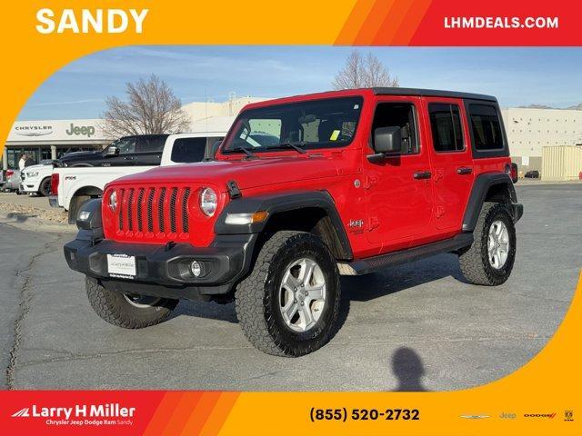 used 2019 Jeep Wrangler Unlimited car, priced at $25,953