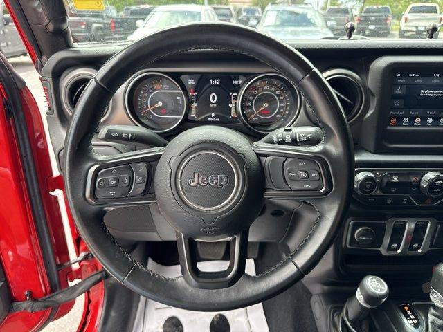 used 2021 Jeep Wrangler car, priced at $30,073