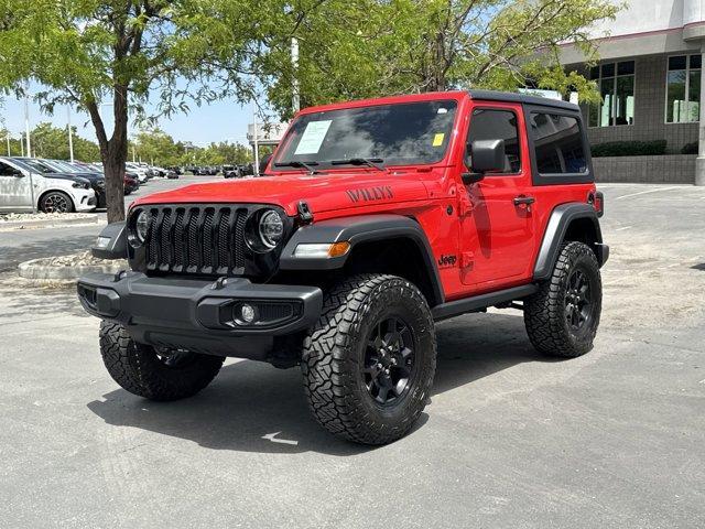 used 2021 Jeep Wrangler car, priced at $30,073